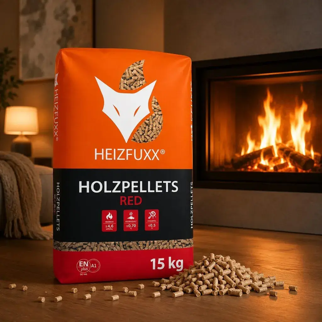 Pellet Heizfuxx Red ENplus A1 Latifoglia – Bancale Completo 975 kg