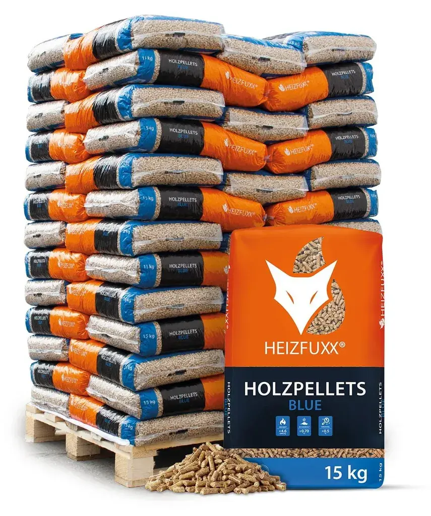 Pellet Heizfuxx Blue ENplus A1 – Bancale Completo 975 kg