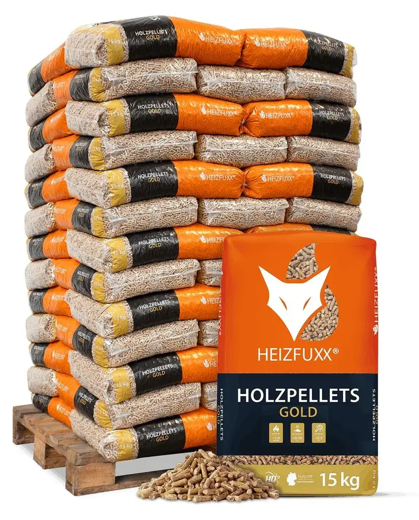 Pellet Heizfuxx Gold HD ENplus A1 Conifera – Bancale Completo 975 kg