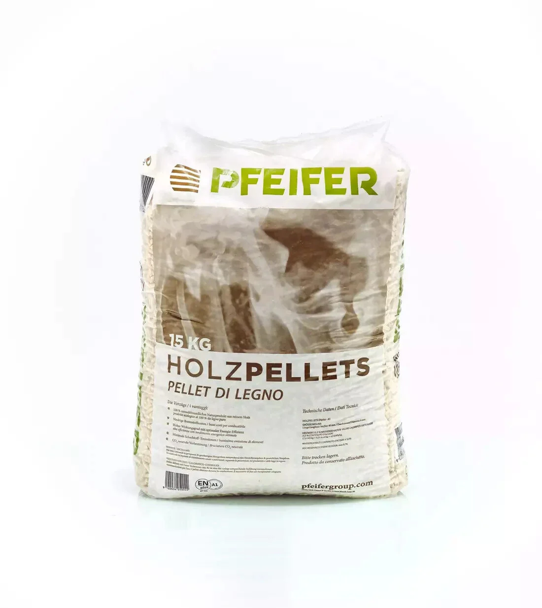 Pellet di Abete Austriaco Pfeifer ENplus A1 – Sacco 15 kg - immagine 2
